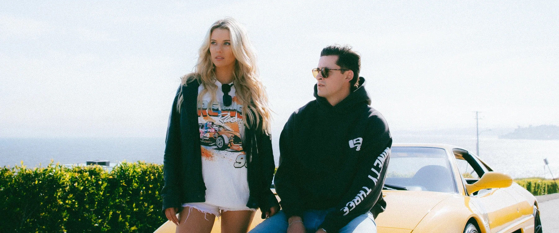 andmary アンドマリー Lindsay logo tops black andmary Lindsay logo tops black